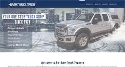Desktop Screenshot of bo-barttrucktoppers.com