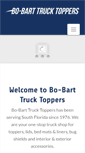 Mobile Screenshot of bo-barttrucktoppers.com